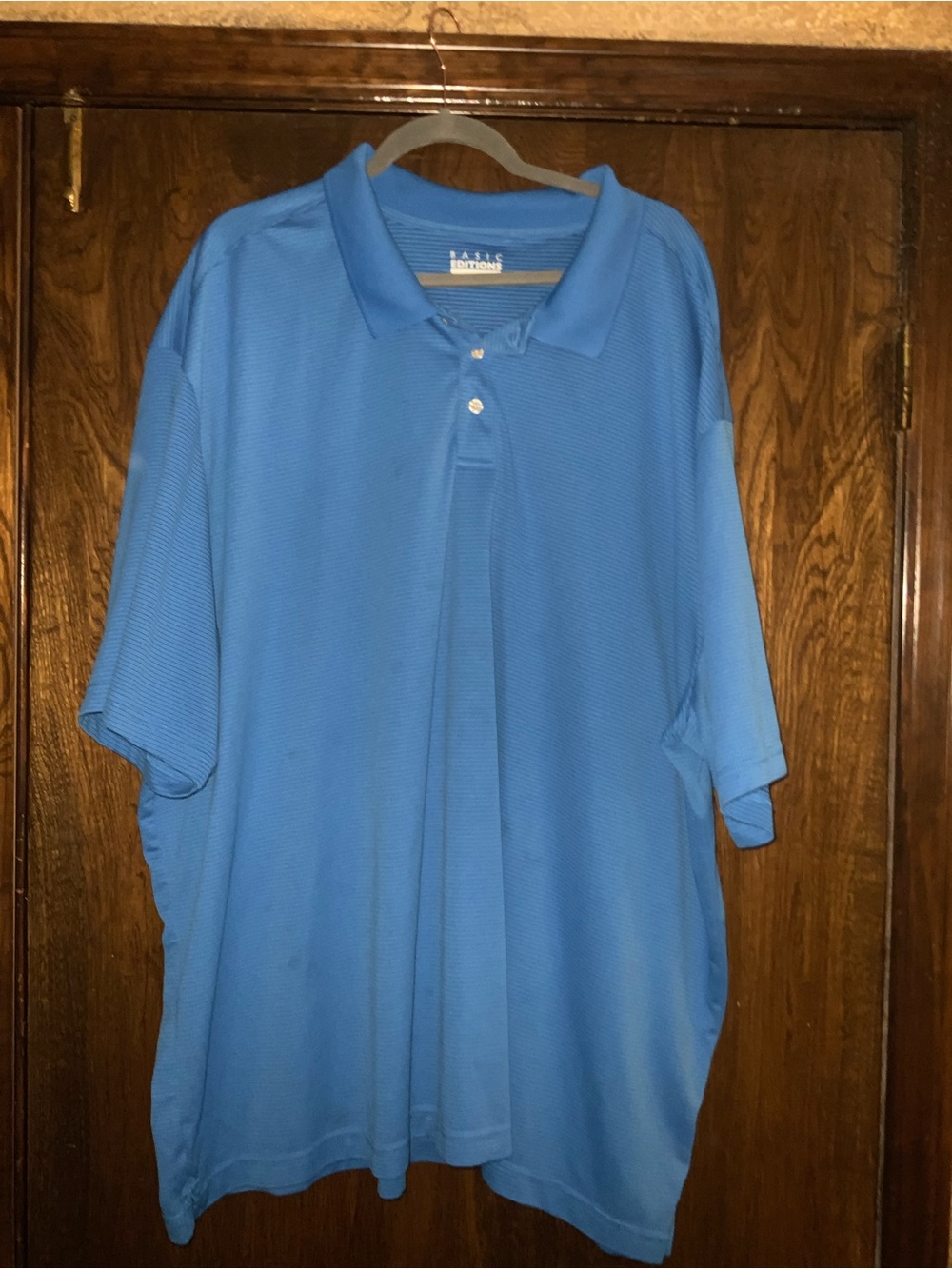 Basic Editions Light Blue Men's Polo Shirt